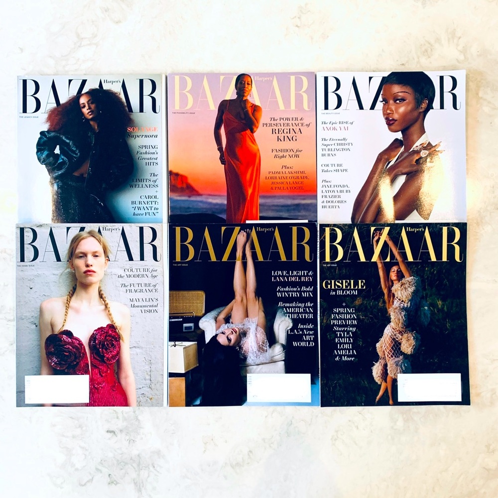 BAZAAR Magazines (6 issues; Nov. 2023 to May 2024)